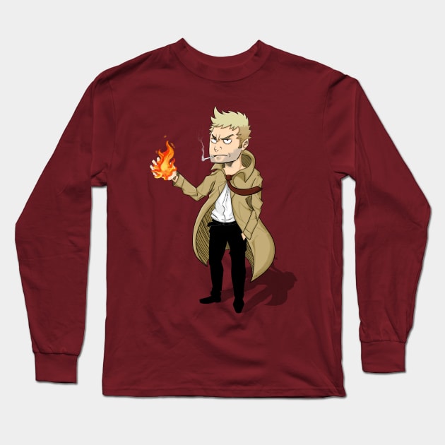 John Constantine Long Sleeve T-Shirt by ShonenFox